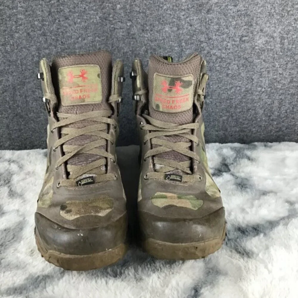 Under Armour Speed Freek Chaos Camo Goretex Hiking Boots‎ Size 10